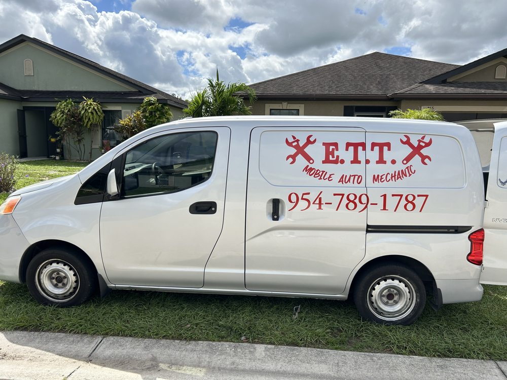 ETT Mobile Auto Mechanic service van